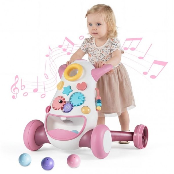 Vaikštynė kūdikiams su muzika ir šviesa (Rožinė)